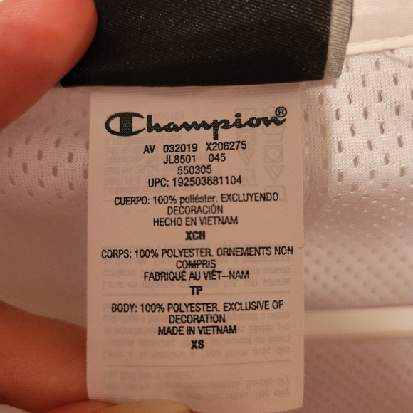Champion White Cropped Coach jacket - Picture 7 of 8